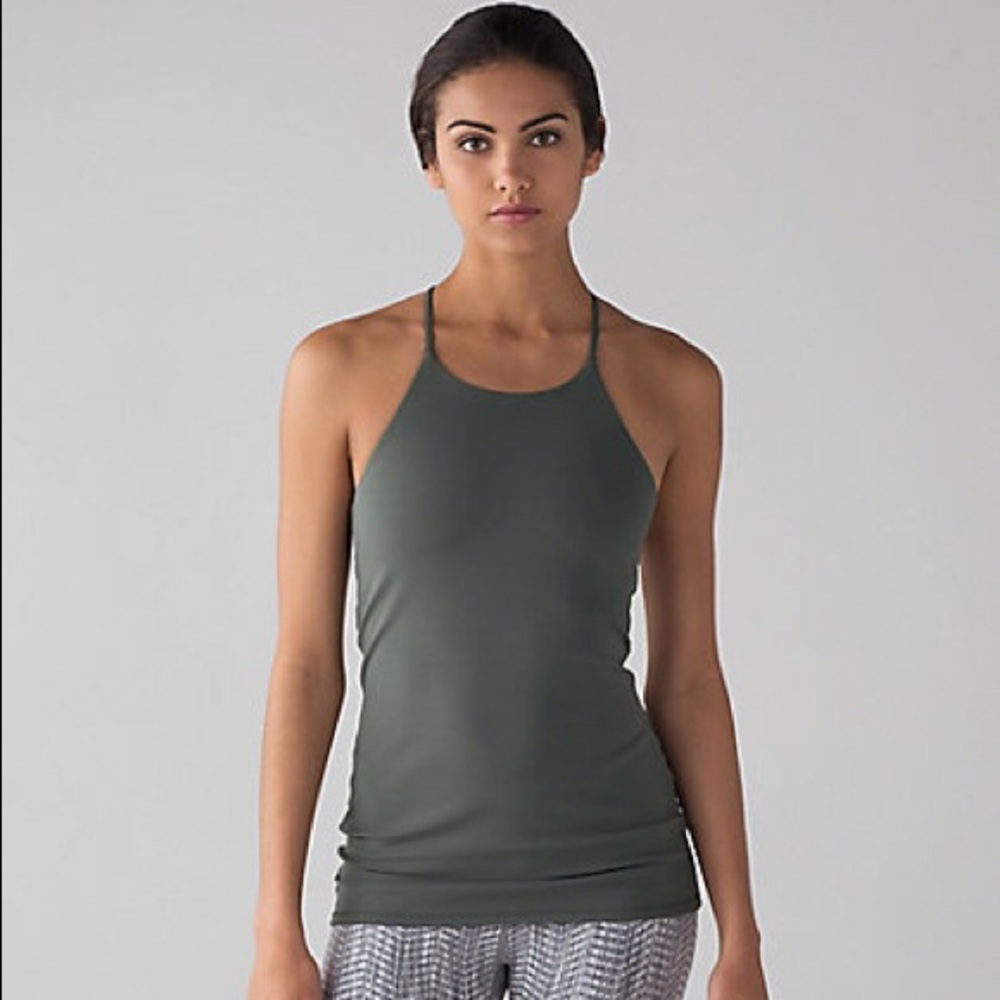 Sun Setter Tank in Forest Green